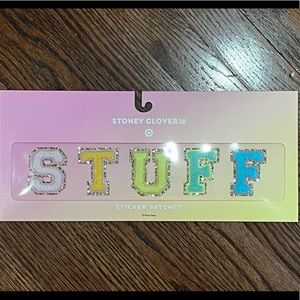Stoney Clover X Target letter patches, STUFF